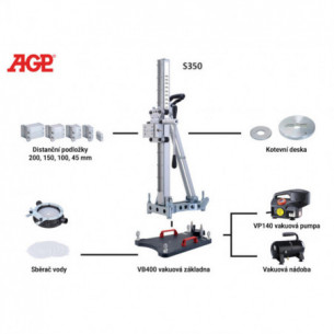 Stojan na vrtačku AGP S350 2