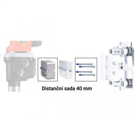 Set distanțiere 40mm pentru burghiu