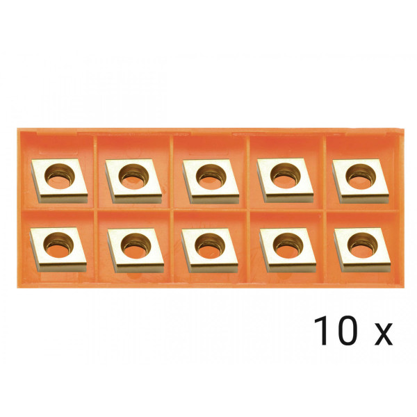 Karbidové břitové destičky rovné 10x (AGP EB12, B5 CORDLESS, B10 ELECTRA, B15 ELECTRA, B15 AIR)