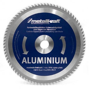 Pilový kotouč na HLINÍK 230mm (pro CS230) - Metallkraft 80Z