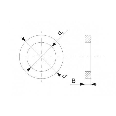 Inel de reducere pentru lame de ferăstrău (25,0x16,0x1,5)