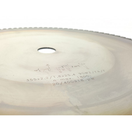 Pânză de ferăstrău metal COATING 355mm (pentru DRC355) - SK 5364 WZ METAL CUT 90Z AlTiN
