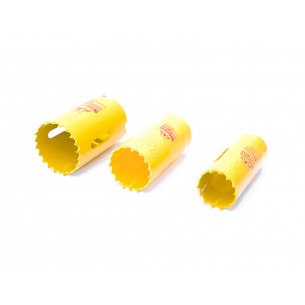 Vykružovací vrták korunkový (Ø14 až 30mm, hloubka 41mm) HSS, Starrett FAST CUT 2