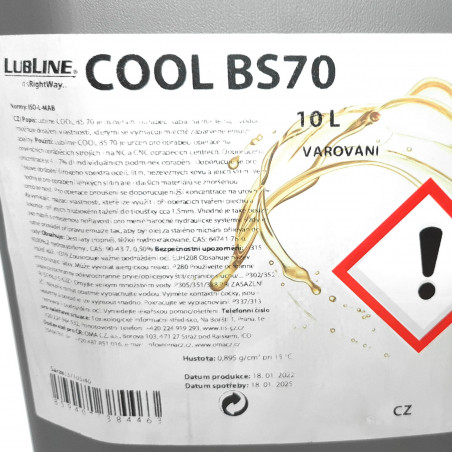 Lichid de răcire / Lichid de prelucrare COOL BS70 (10l)