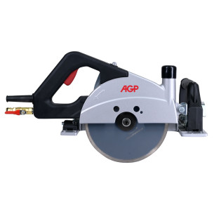 Ferăstrău pentru tăiere cu adâncime umed și uscat, teșit până la 45°, pentru piatră, pavaj, granit AGP SCS8 2