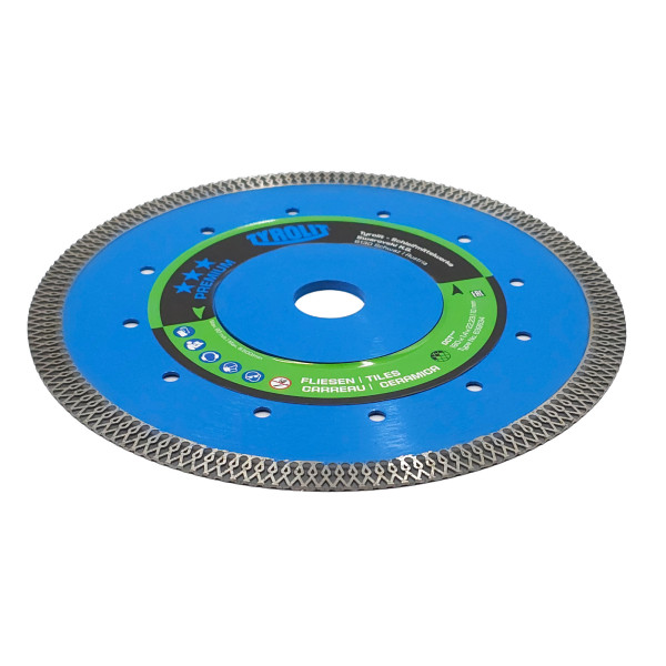 Disc de tăiat diamant pentru gresie, marmură DCT Premium 180x22,23x1,4x10mm Tyrolit