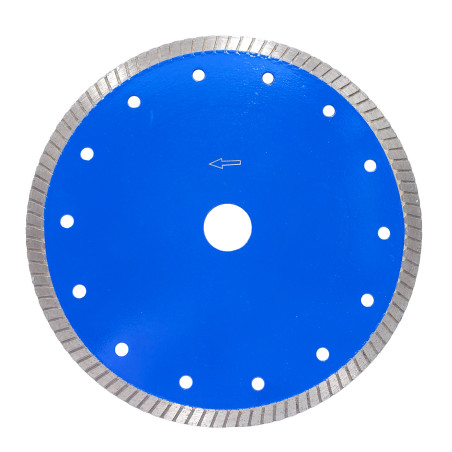 Disc de tăiere cu diamant pentru piatră TURBO PREMIUM FKT 200x25.4x1.4x10mm