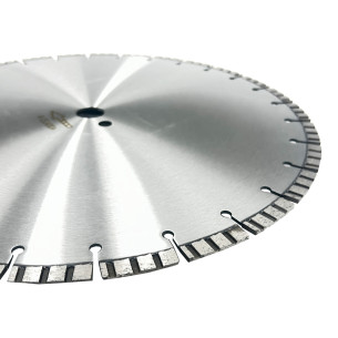 Disc de tăiere cu diamant pentru piatră TURBO SEG 400x25,4x3,4x10mm LS501 2