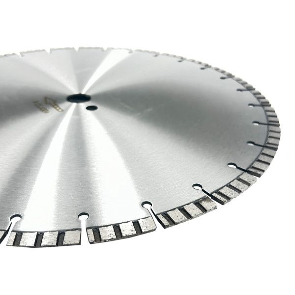 Disc de tăiere cu diamant pentru piatră TURBO SEG 400x25,4x3,4x10mm LS501