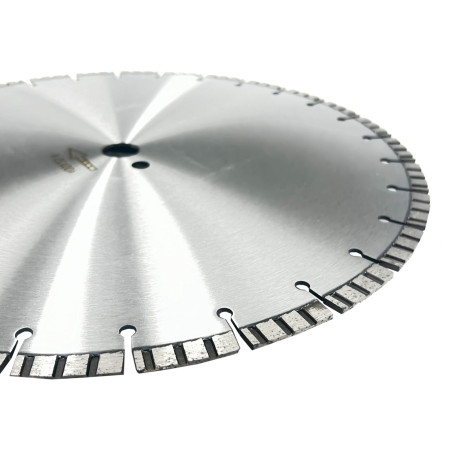 Disc de tăiere cu diamant pentru piatră TURBO SEG 400x25,4x3,4x10mm LS501