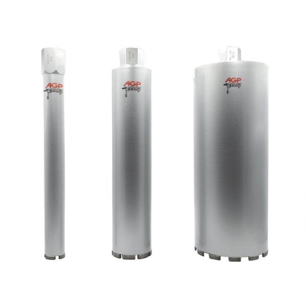 Burghiu diamantat umed AGP ECE PROFI (Ø42 până la 300mm, L 450mm) 1-1/4"