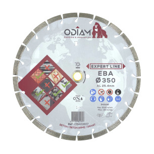 Disc diamantat universal AGP ODIAM EBA 350x25.4x2.5x12mm