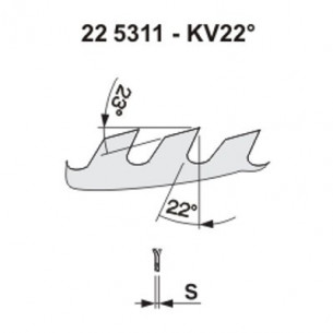 Pilový kotouč na dřevo 5311 – KV22° 2