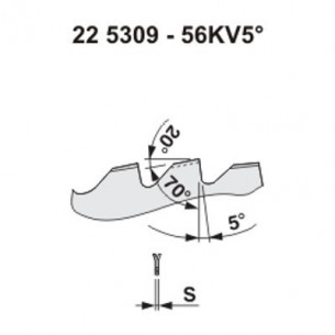 Pilový kotouč na dřevo 5309 – 56KV5° 2