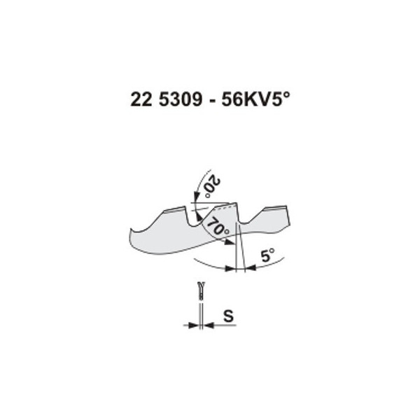 Pilový kotouč na dřevo 5309 – 56KV5°