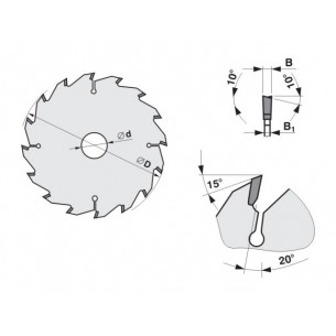 Pilový kotouč na dřevo SK 5381-26 WZ 2