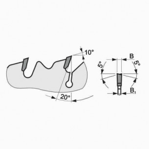 Pilový kotouč SK 5383 LWZ ULTRA TENKÉ 2