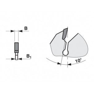 Pilový kotouč SK 5396 WZ do kolísavých pouzder 2