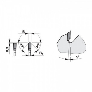Pilový kotouč SK 5391 TFZ L na lamino 2