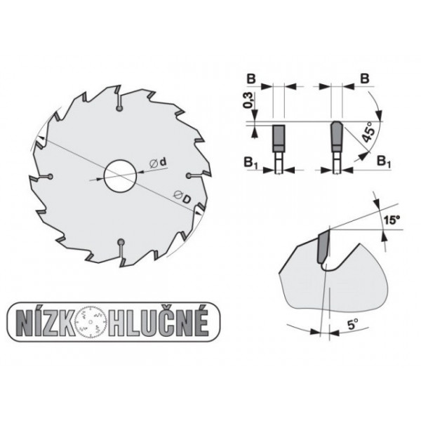 Pilový kotouč SK 5387-13 TFZ P